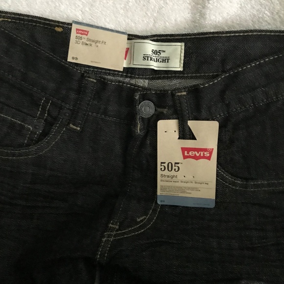NWT 505 Levi Jeans Straight - Picture 1 of 3